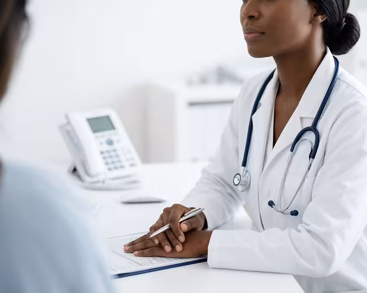 Hearing First Finchley, Microsuction Ear Wax Removal Map (N2): A doctor and patient during a consultation Doctor and patient consultation for Hearing First Finchley, Microsuction Ear Wax Removal Map (N2) - Patient Reviews of Heari...